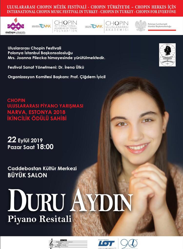 Recital fortepianowy Duru Aydın