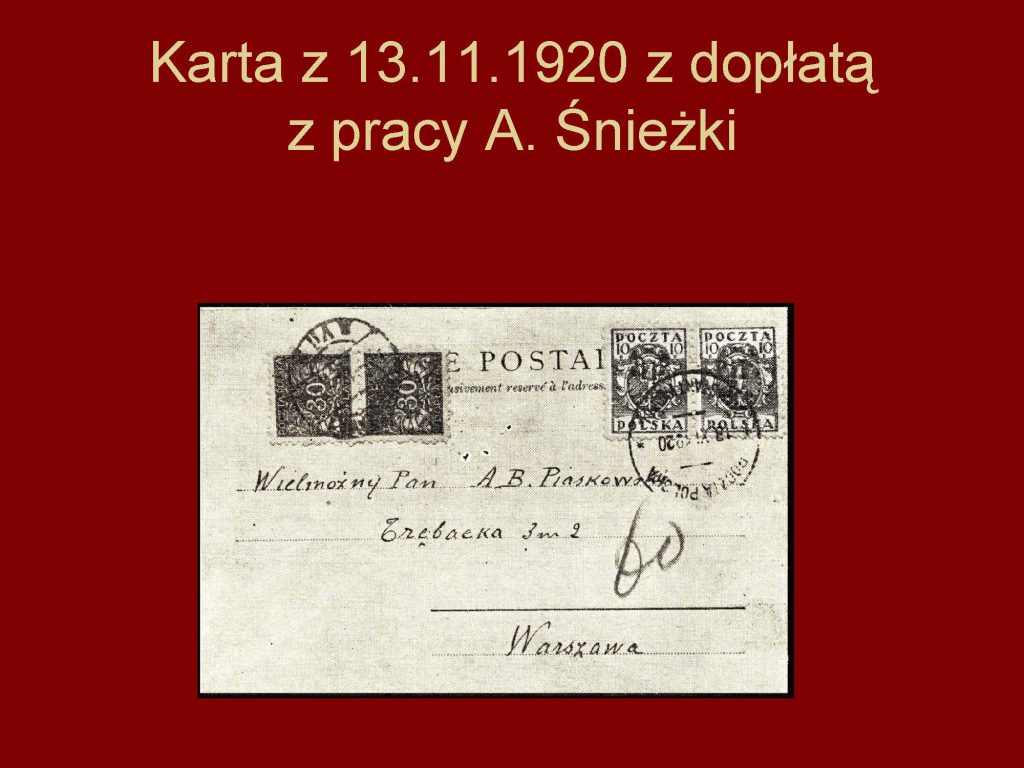 znaczki poczta w Konstantynopolu Polacy w Turcji